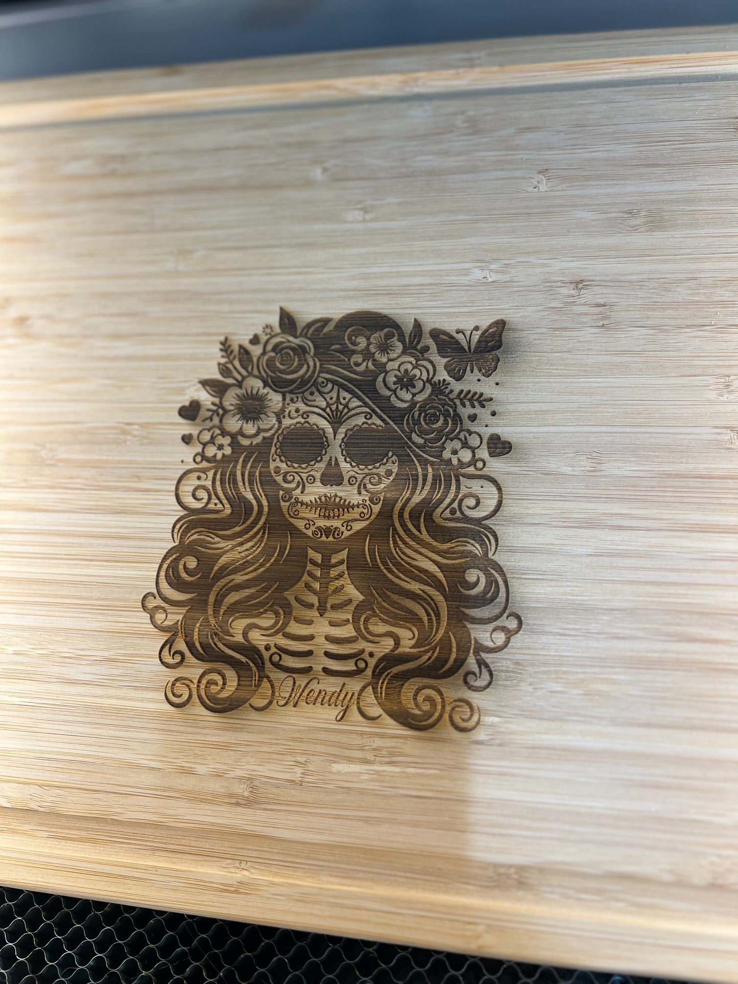 Dia de los Muertos cutting board